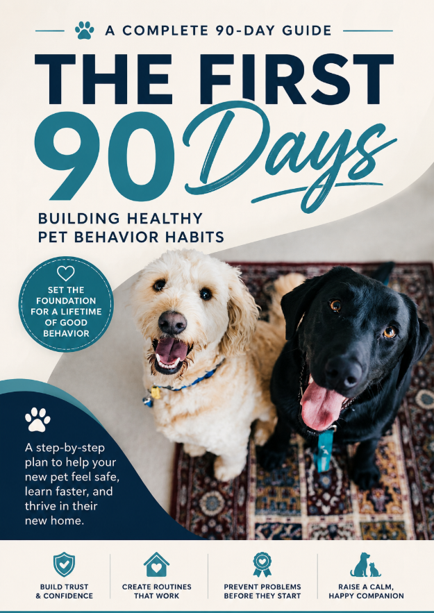 The First 90 Days: Building Healthy Pet Behavior Habits